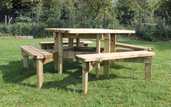 TABLE DE PIQUE NIQUE CARRÉE STELLA