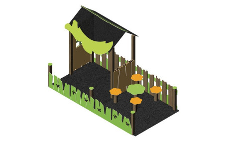 CABANE LA FERME AVEC TERRASSE