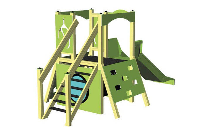 STRUCTURE DE JEU CHOUPINETTE VERSION ALU
JEU D'AIRE DE JEUX POUR ENFANT ÉCOLE ESPACE PUBLIC