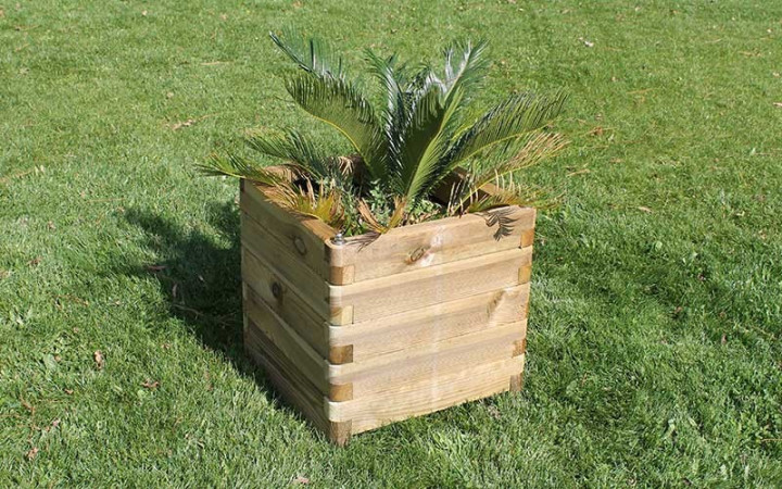 LOT DE 2 jardinières STELLA 500 x 500 x 500 mm