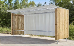 ABRI MULTI USAGE BOIS ET ACIER
ABRI FUMEUR, ABRI CONTENEUR, ABRI DE STOCKAGE ET ABRI CYCLE ET VELO