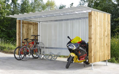 ABRI MULTI USAGE BOIS ET ACIER
ABRI FUMEUR, ABRI CONTENEUR, ABRI DE STOCKAGE ET ABRI CYCLE ET VELO