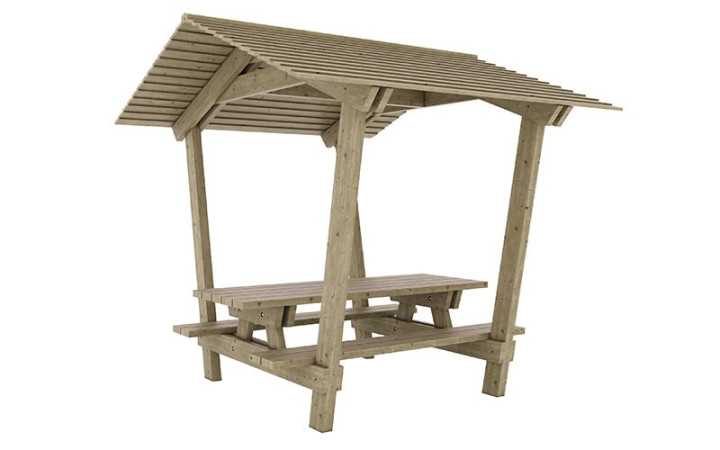 TABLE PIQUE NIQUE AVEC OMBRIÈRE PHENIX
TABLE EXTÉRIEUR AVEC OMBRIÈRE POUR ESPACE URBAIN COLLECTIVITÉ