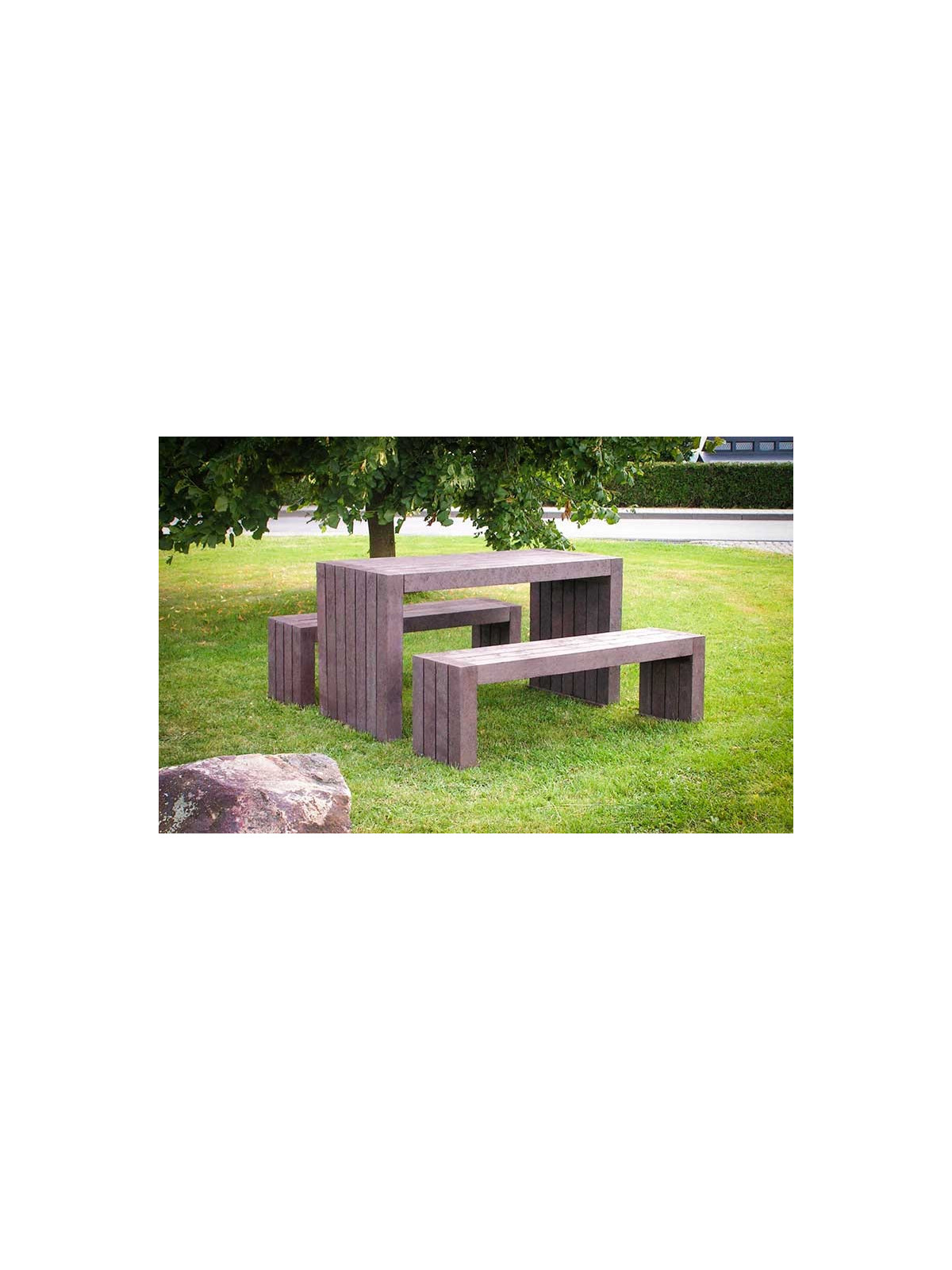 TABLE DE PIQUE NIQUE PLASTIQUE RECYCLE DENIA