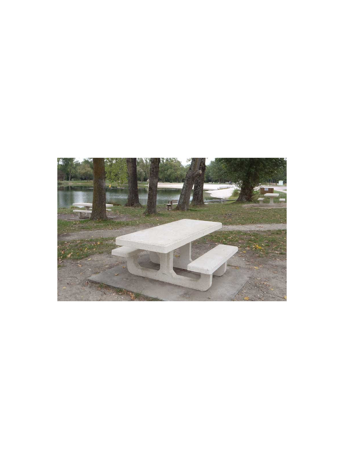 TABLE DE PIQUE NIQUE PMR BETON DOMENE