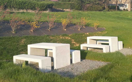 TABLE DE PIQUE NIQUE BETON THIEZ