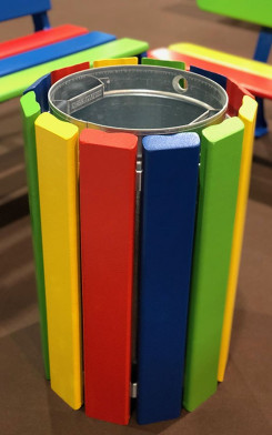 CORBEILLE CAMILLE MULTICOLORE