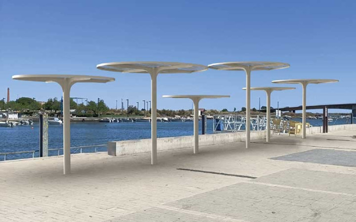 PERGOLA EXTERIEUR MAR DESIGN MICROCUBO
PERGOLA POUR ZONE D OMBRAGE DANS ESPACE PUBLIC
