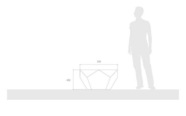 JARDINIÈRE DESIGN ET MODERNE EN ACIER ROBUS
POT DE FLEUR EN ACIER MICROCUBO