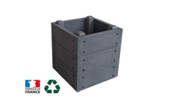 JARDINIÈRE CARRÉE PLASTIQUE RECYCLE H 400 mm
POT DE FLEUR ÉCOLOGIE POUR ESPACE EXTERIEUR
BAC A FLEUR URBAIN POUR COLLECTIVITÉ