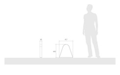 ARCEAU DE PROTECTION WAVE MICROCUBO
BORNE DE SÉCURITÉ DESIGN WAVE POUR ESPACE EXTÉRIEUR