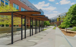 PERGOLA EXTERIEUR MODERNE EN ACIER ET BOIS S-LINE MICROCUBO
PERGOLA URBAIN POUR ESPACE PUBLIC