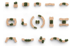 BANQUETTE MODULABLE ET MODERNE KARADIS
MOBILIER URBAIN TENDANCE POUR PARC ET CENTRES-VILLES