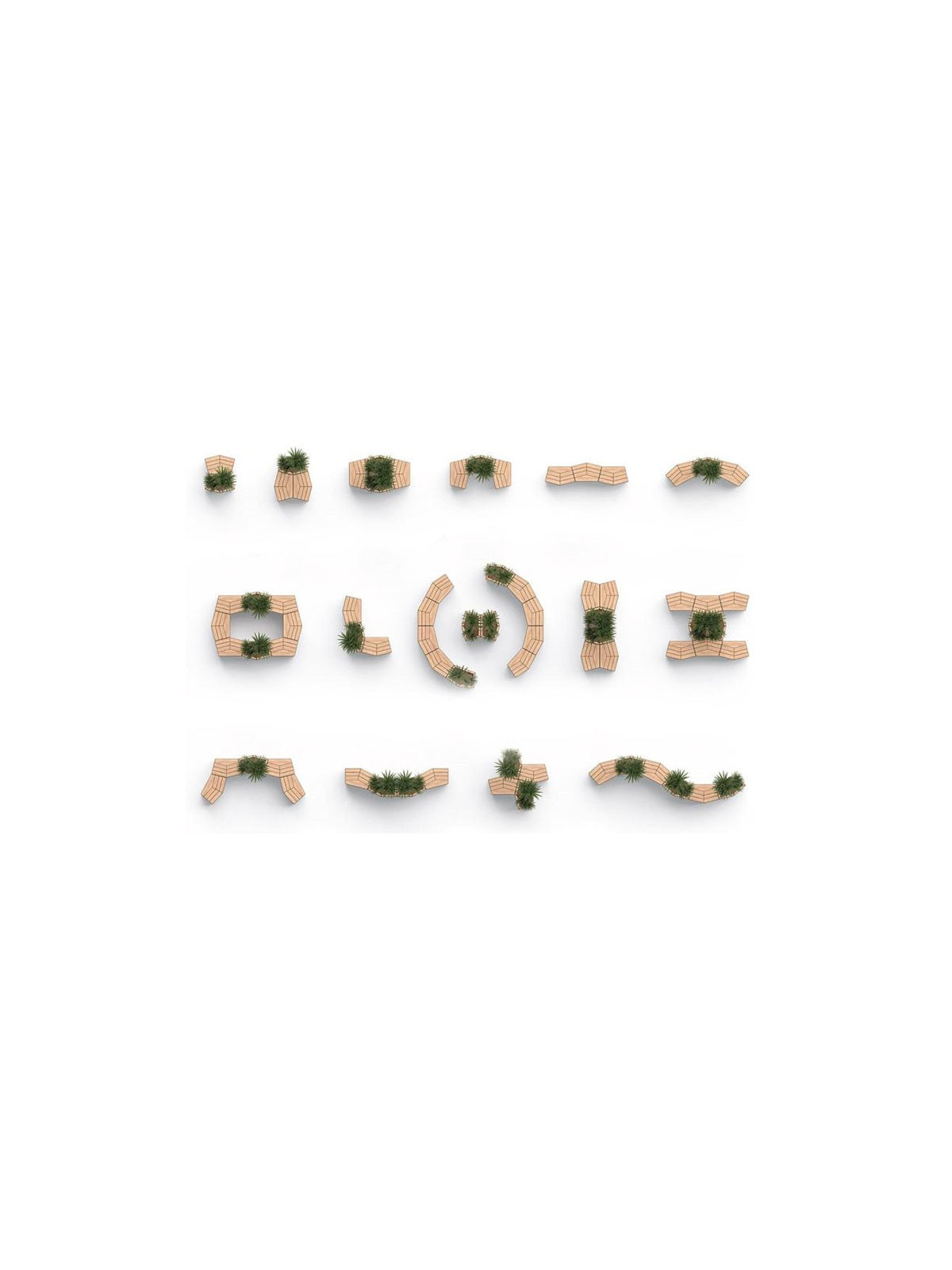 BANQUETTE MODULABLE ET MODERNE KARADIS
MOBILIER URBAIN TENDANCE POUR PARC ET CENTRES-VILLES