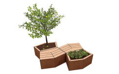 BANQUETTE MODULABLE ET MODERNE KARADIS
MOBILIER URBAIN TENDANCE POUR PARC ET CENTRES-VILLES