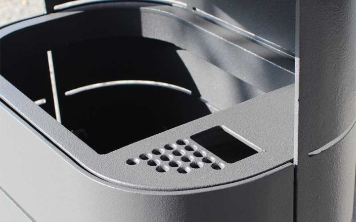 POUBELLE EN ACIER 60 L OBENTO POUR ESPACE URBAIN
CORBEILLE DESIGN EN ACIER OBENTO MICROCUBO