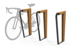 SUPPORT VELO WAVE BOIS ET ACIER MICROCUBO EXCLUSIVITÉ CELONA
APPUI CYCLE URBAIN DESIGN ET MODERNE