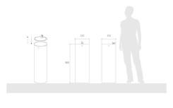 FONTAINE A EAU EN ACIER TUBUS MICROCUBO EXCLUSIVITÉ CELONA
FONTAINE RONDE DESIGN POUR ESPACE URBAIN