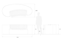 JARDINIÈRE BANC BEAN ACIER ET BOIS DESIGN MICROCUBO
POT DE FLEUR AVEC BANC PUBLIC MODERNE BEAN MICROCUBO