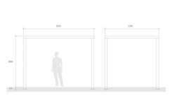 PERGOLA EXTÉRIEURE SQUARE MICROCUBO MOBILIER URBAIN MODERNE EXCLUSIVITÉ CELONA
PERGOLA DESIGN EN ACIER ET BOIS SQUARE