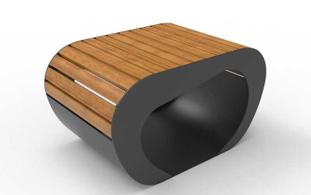 POUF ACIER ET BOIS DESIGN NUVEM MICROCUBO MARQUE DE MOBILIER URBAIN EXCLUSIVITÉ CELONA
BANQUETTE MODERNE EXTÉRIEURE