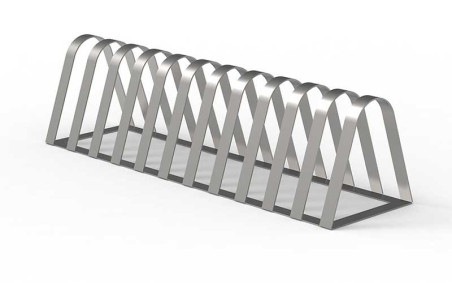 SUPPORT VÉLO DESIGN ET MODERNE WAVE DE MICROCUBO
SUPPORT VÉLO EN ACIER 8 PLACES STATIONNEMENT URBAIN