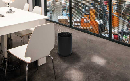 CORBEILLE DE TRI SELECTIF NARCISSA 2 COMPARTIMENTS RECYCLAGE DANS ENTREPRISE