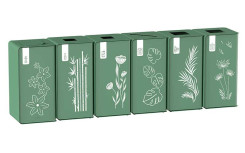 CORBEILLE DE TRI INTÉRIEURE DESIGN ET MODERNE
POUBELLE BUREAU RESTAURANT OU ÉCOLE POUR RECYCLAGE DES DÉCHETS