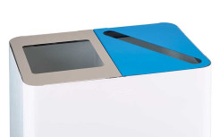 CORBEILLE CÉSAR POUR TRI SÉLECTIF INTERIEURE DOUBLE FLUX 2 x 40 L
POUBELLE CESAR DESIGN POUR RECYCLAGE