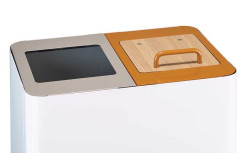 CORBEILLE DE TRI SÉLECTIF CESAR 2 x 40 L BIODÉCHETS
POUBELLE RECYCLAGE INTÉRIEUR DESIGN POUR CUISINE ET ESPACE DE RESTAURATION