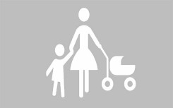 LOGO FAMILLE MARQUAGE PREFABRIQUE RETROREFLECHISSANT