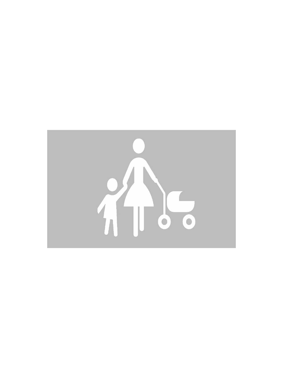 LOGO FAMILLE MARQUAGE PREFABRIQUE RETROREFLECHISSANT