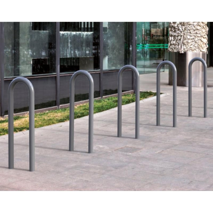 APPUI CYCLE TROMBONE Ø 50 mm - PEINT GRIS PROCITY A SCELLER