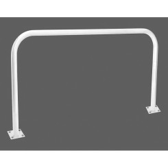 ARCEAU SIMPLE Ø60 PEINT SUR ZINC SUR PLATINES SECURITE MOBILIER URBAIN