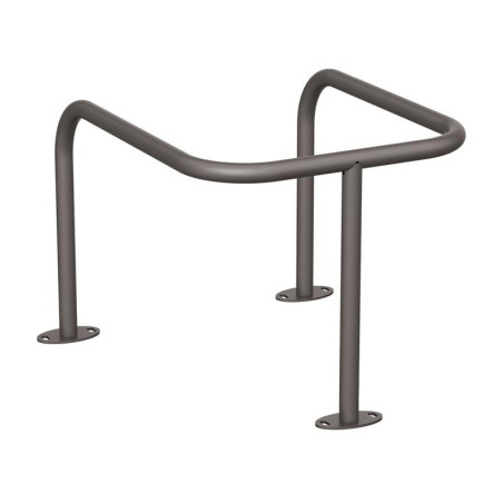 ETRIER DE PROTECTION Ø 35 PEINT SUR GALVA SUR PLATINES