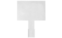 OPTION PLAQUE DE SIGNALETIQUE EN ACIER POUR TRI SÉLECTIF DE DÉCHETS CORBEILLE DALLAS