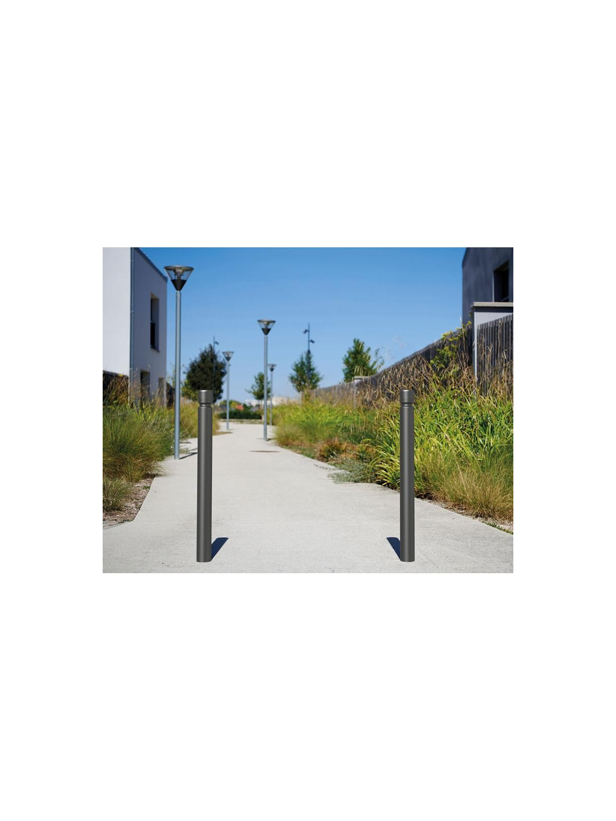 Potelet de sécurité AGGLO extérieur Potelet de protection Ø 76 / Ø 102