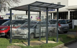 ABRI FUMEUR EXTENSO L. 2500 mm