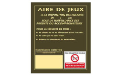 PANNEAU AIRE DE JEU