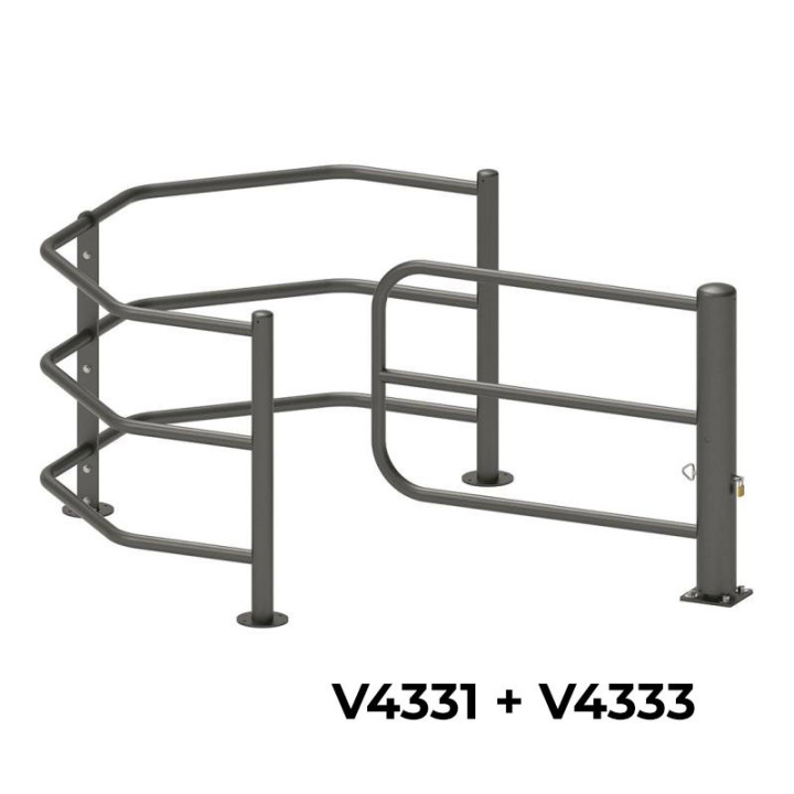 BARRIÈRE SÉLECTIVE DE PROTECTION FIXE ACIER PEINT POUR ESPACE URBAIN PUBLIC
BARRIÈRE FIXE DE SÉCURITÉ POUR LA COLLECTIVITÉ