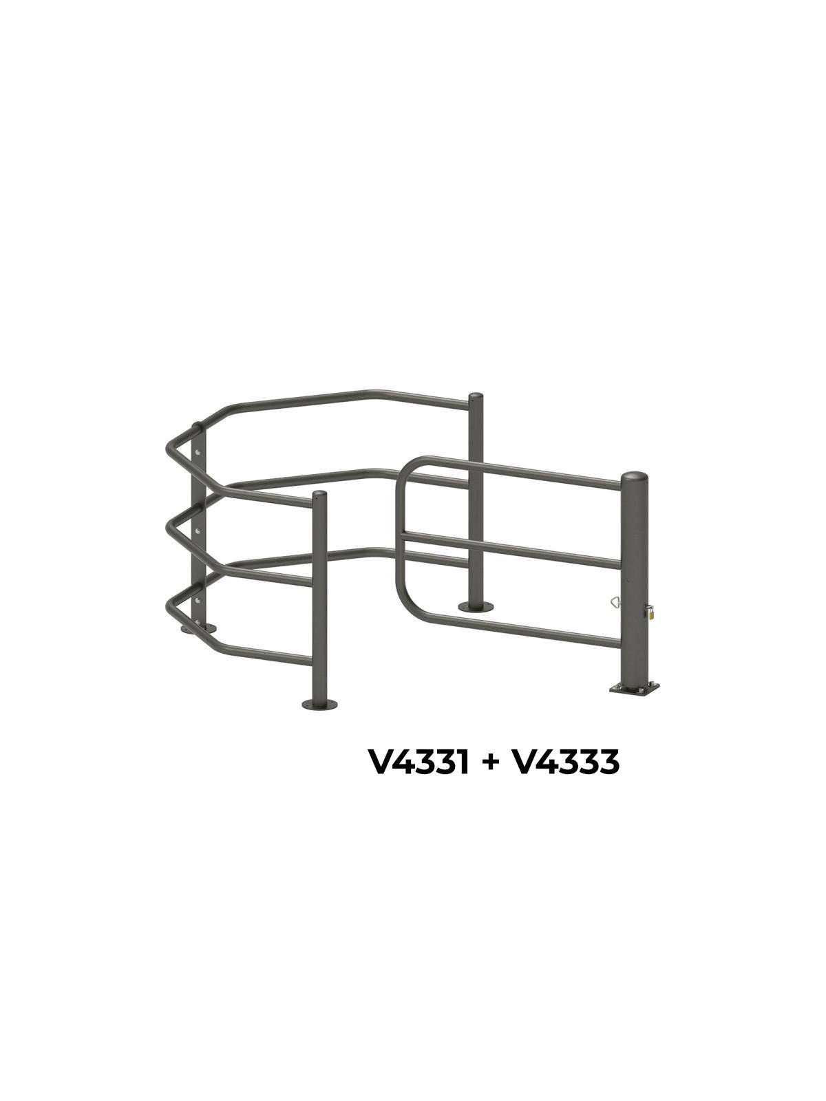 BARRIÈRE SÉLECTIVE DE PROTECTION FIXE ACIER PEINT POUR ESPACE URBAIN PUBLIC
BARRIÈRE FIXE DE SÉCURITÉ POUR LA COLLECTIVITÉ