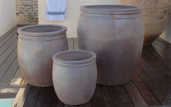 LOT DE 3 JARRES MOKOA