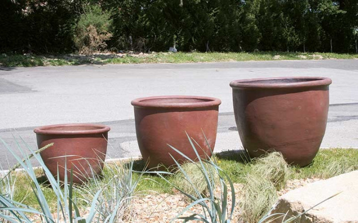 LOT DE 3 JARRES ONAO