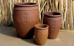 LOT DE 3 JARRES LOMA