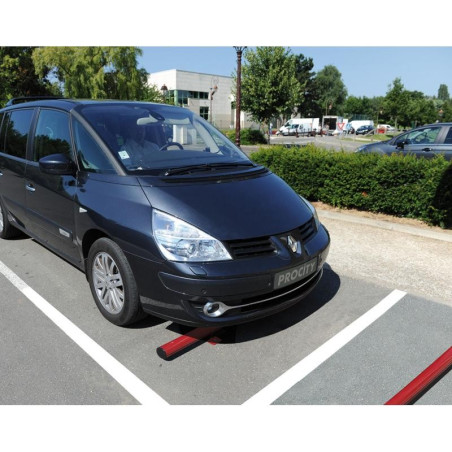 BUTÉE DE PARKING ACIER PEINT
ÉQUIPEMENT DE SÉCURITÉ POUR PARKING 
AMENAGEMENT EXTÉRIEUR DE PROTECTION