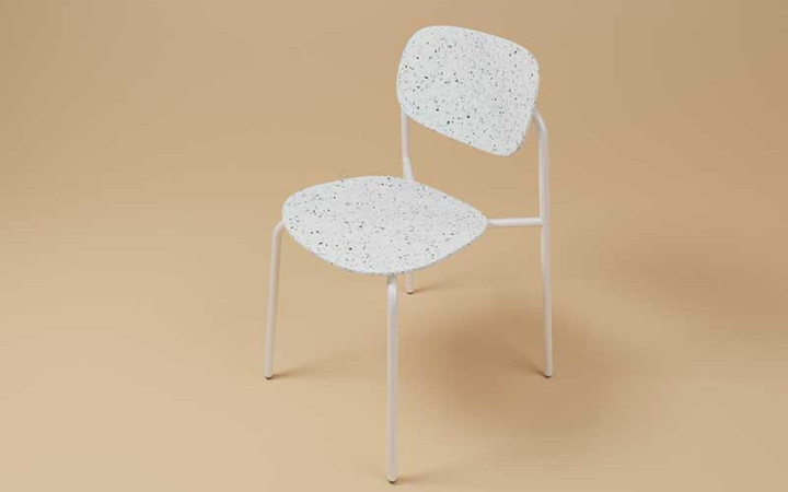 CHAISE DESIGN USO ACIER ET PLASTIQUE RECYCLÉ INTÉRIEUR EXTÉRIEUR
CHAISE ÉCOLOGIQUE FRANÇAISE POUR PROFESSIONNEL