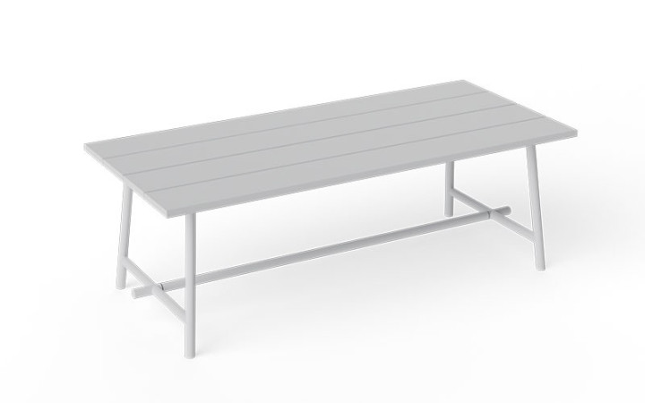 TABLE DE PIQUE NIQUE RECTANGULAIRE DESIGN FRED POUR JARDIN ET TERRASSE
TABLE MODERNE PLIANTE EN ALUMINIUM