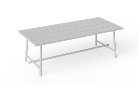TABLE DE PIQUE NIQUE RECTANGULAIRE DESIGN FRED POUR JARDIN ET TERRASSE
TABLE MODERNE PLIANTE EN ALUMINIUM