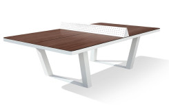 TABLE DE PING PONG EXTÉRIEUR AMBRE PLATEAU HPL IMITATION BOIS
TABLE DE TENNIS DE TABLE MODERNE POUR ENTREPRISE ET PROFESSIONNEL