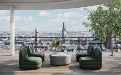 FAUTEUIL ANGLE AVEC DOSSIER VISTAS MODERNE